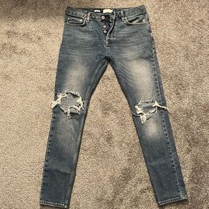 Topman stretch skinny jeans size 32/32